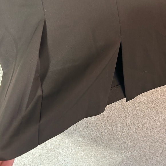 Ellen Tracy Skirt Size 14 Knee Length Brown Wool Work Business. School Girl - Picture 3 of 10